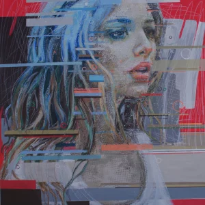 Mujer De Rojo